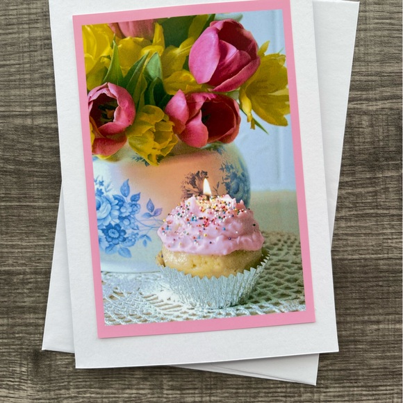 Six beautiful 5x7 Photo Birthday Cards - Handmade - Picture 2 of 7
